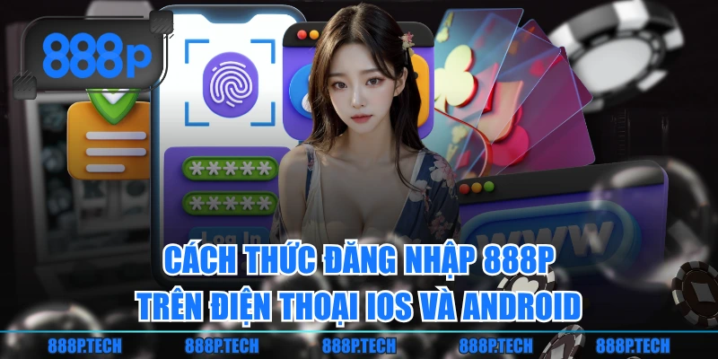 Cách thức đăng nhập 888P trên điện thoại iOS và Android