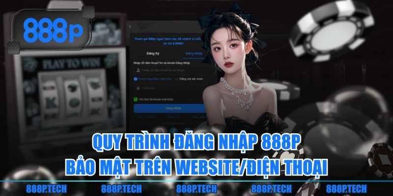 Quy Trình Đăng Nhập 888P Bảo Mật Trên Website/Điện Thoại