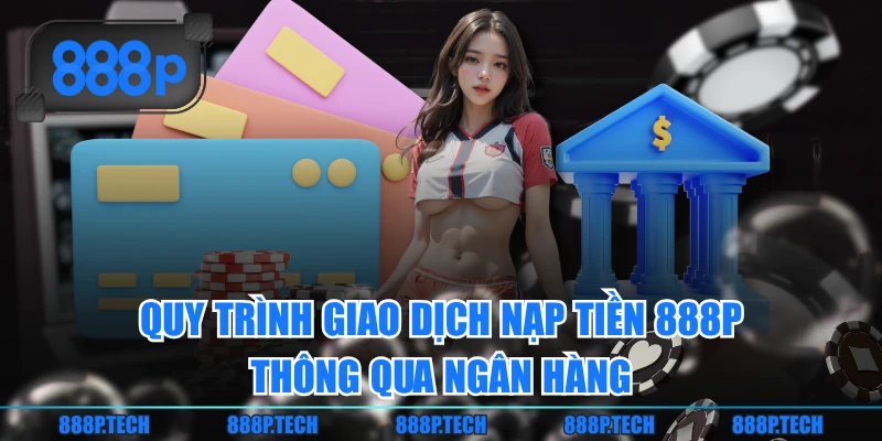 Quy trình giao dịch nạp tiền 888P thông qua ngân hàng