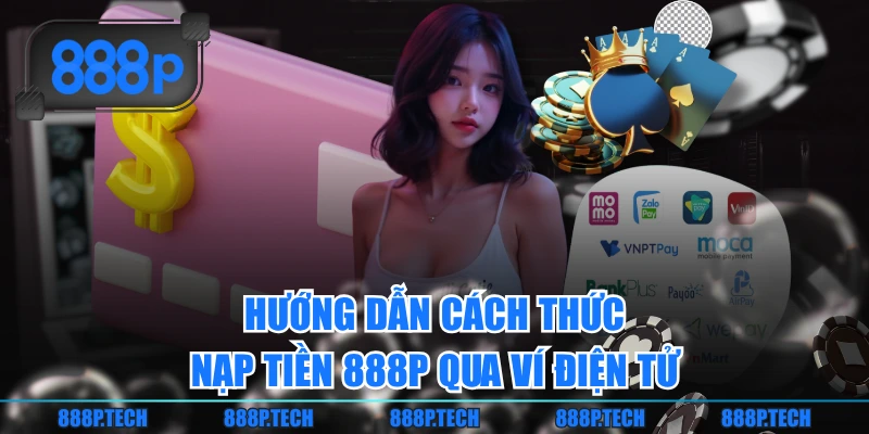Hướng dẫn cách thức nạp tiền 888P qua ví điện tử
