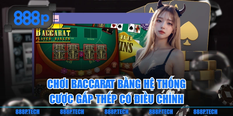 Chơi Baccarat bằng hệ thống cược gấp thếp có điều chỉnh