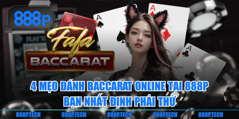 4 Mẹo Đánh Baccarat Online Tại 888P Bạn Nhất Định Phải Thử